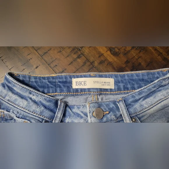 BKE Stella Mid-Rise Ankle Skinny Stretch Jean Size 23 - Picture 16 of 16